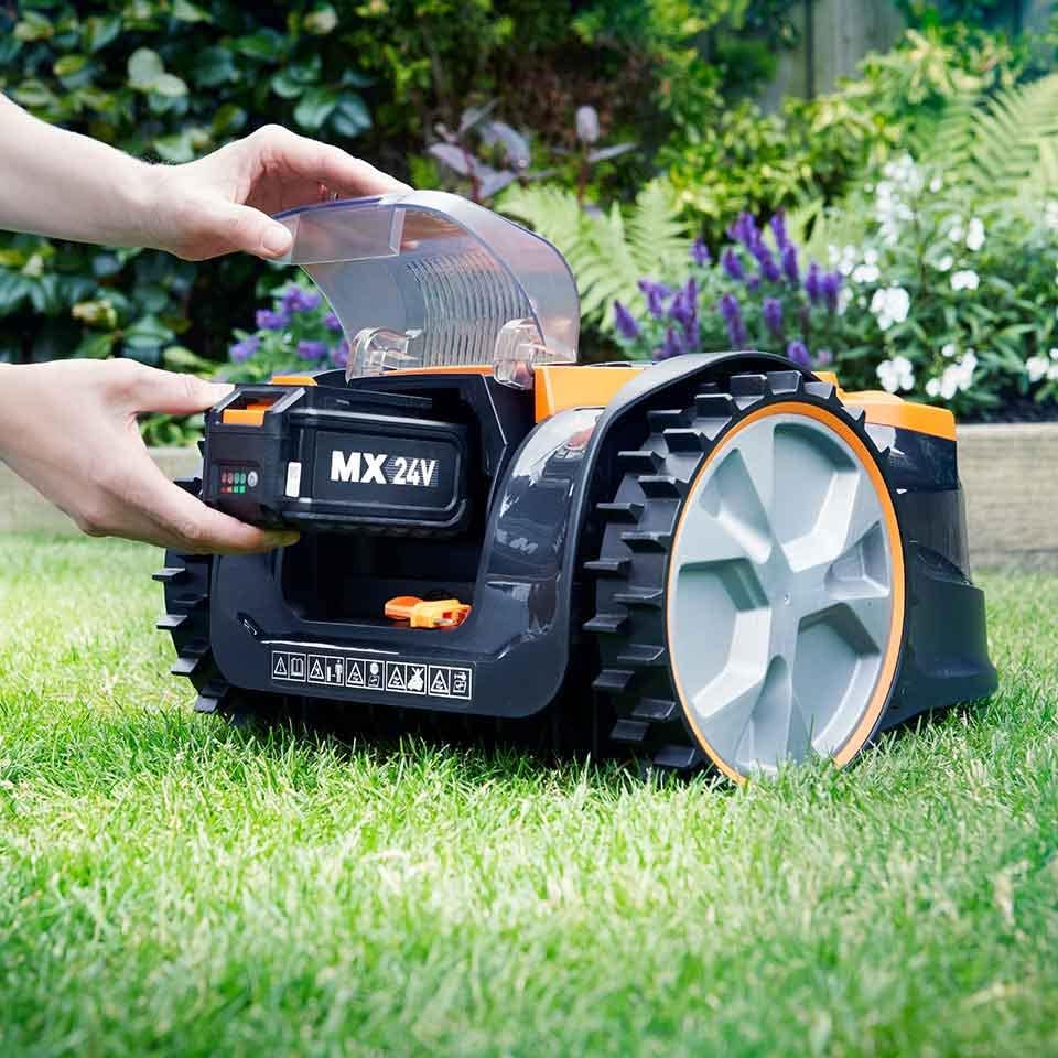 VBRM16 OcuMow Mähroboter - Kabellos, bis 150m², Hindernisvermeidung, geräuscharm, selbstfahrend