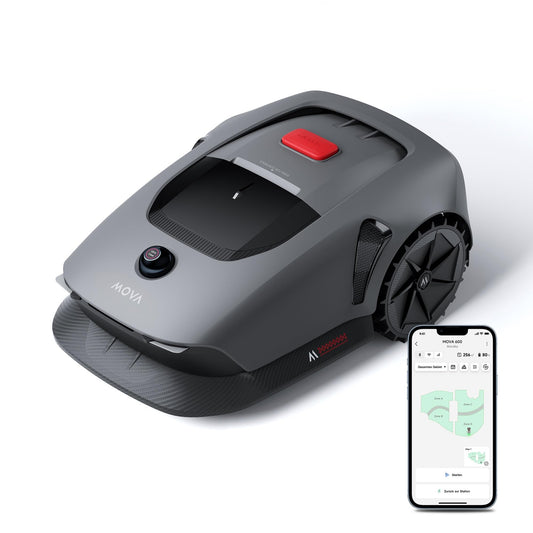 MOVA 600 Mähroboter - 3D-LiDAR, ohne Begrenzungskabel, 600m², App-Steuerung, Hindernisvermeidung