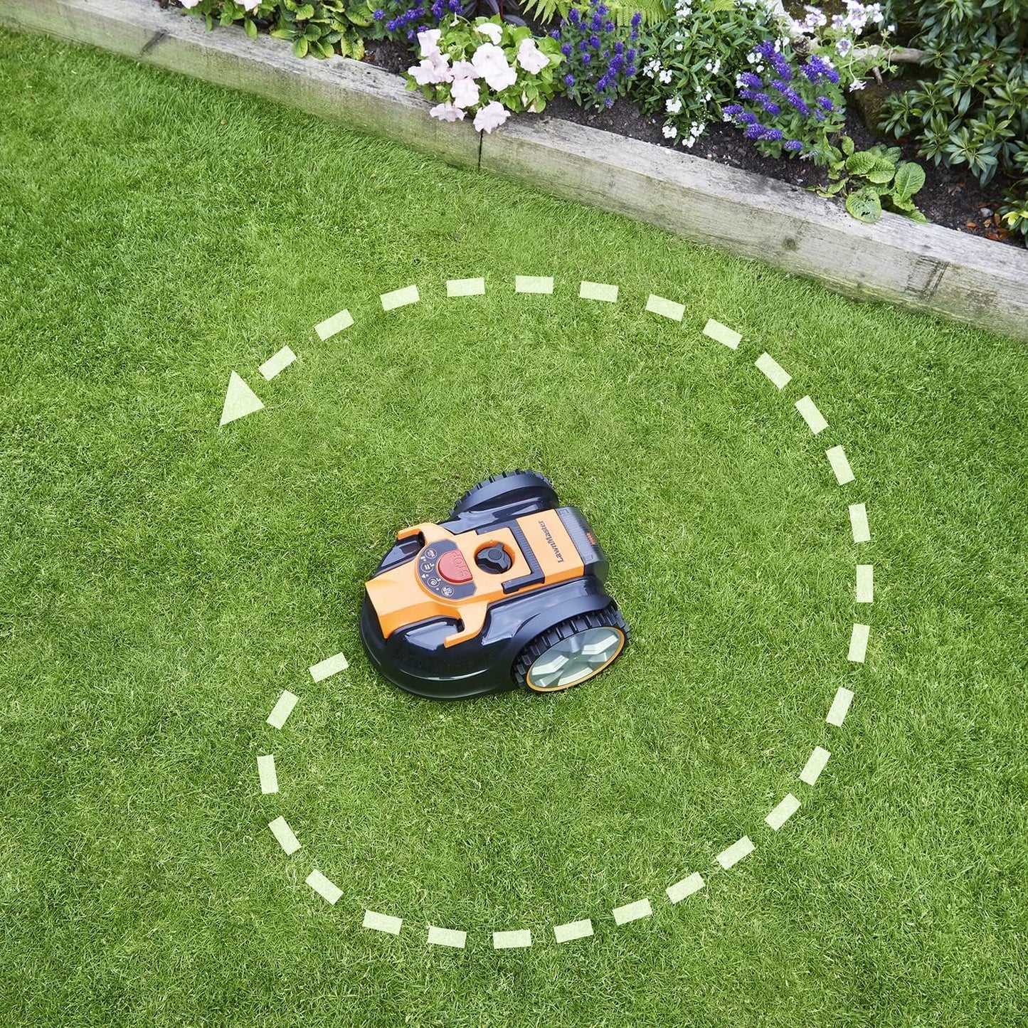 VBRM16 OcuMow Mähroboter - Kabellos, bis 150m², Hindernisvermeidung, geräuscharm, selbstfahrend