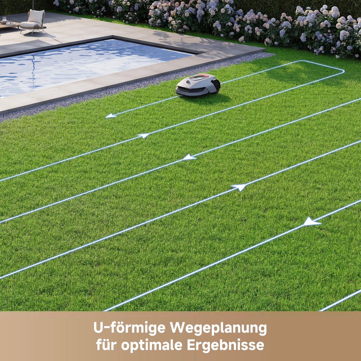 DREAME A1 Pro Mähroboter - 3D-LiDAR, ohne Begrenzungskabel, 2000m², App, OmniSense Tech